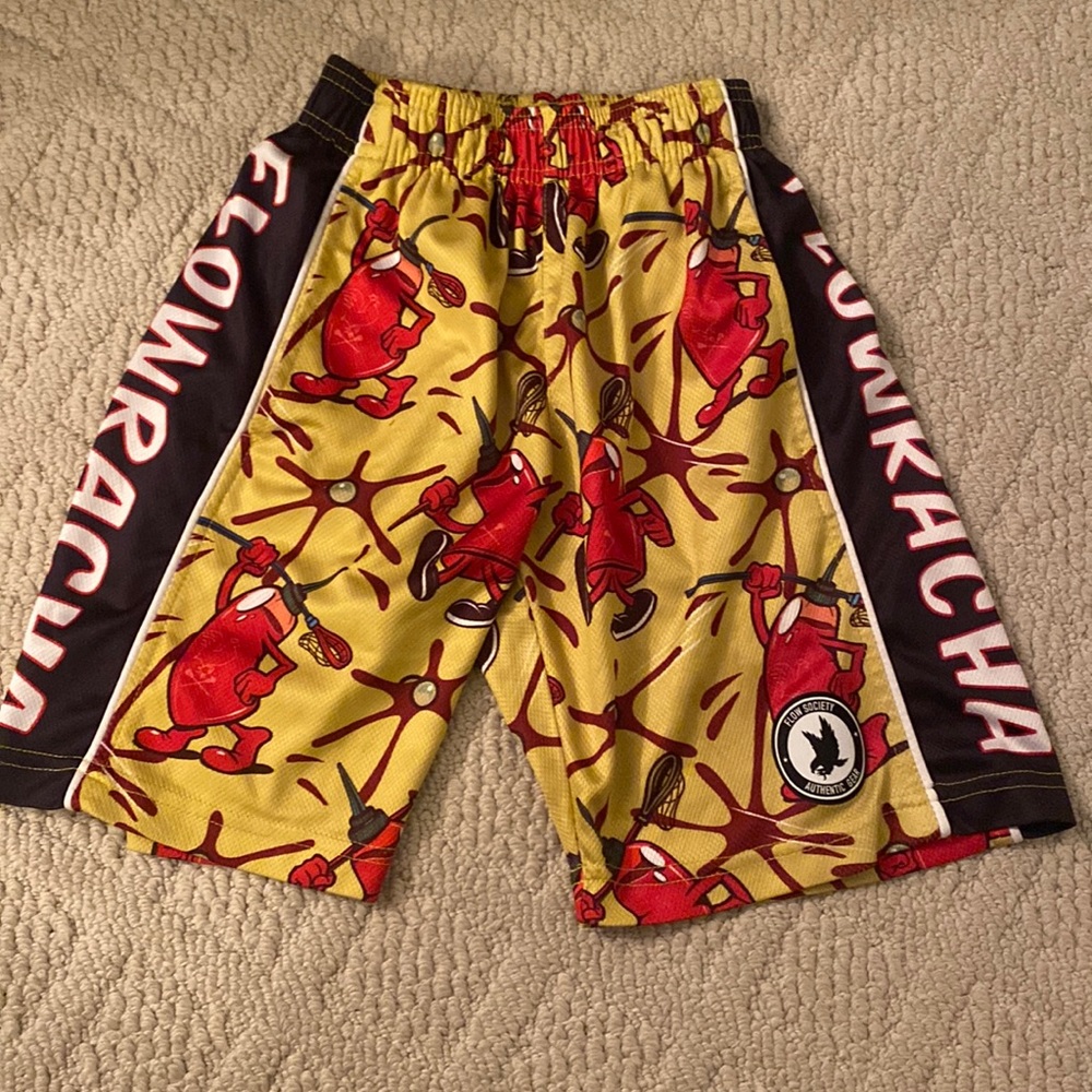 DISCONTINUED Sriracha Flow Society shorts kids size small